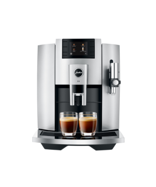 JURA 15336 E8 MOONLIGHT SILVER (EB) Kaffeevollautomat Moonlight Silver