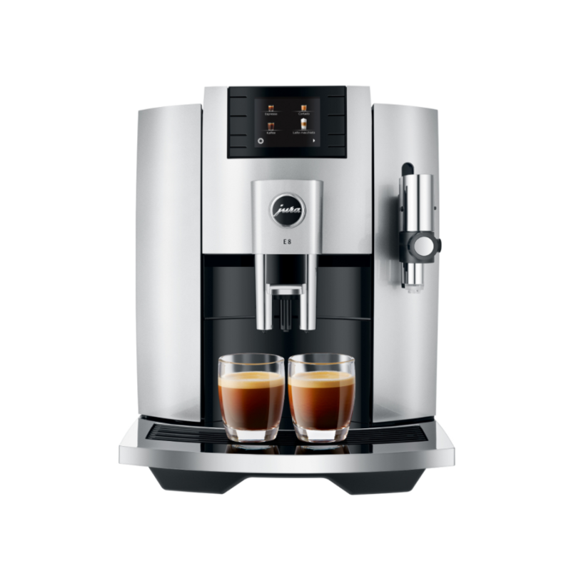 JURA 15336 E8 MOONLIGHT SILVER (EB) Kaffeevollautomat Moonlight Silver