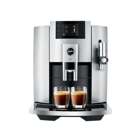JURA 15336 E8 MOONLIGHT SILVER (EB) Kaffeevollautomat Moonlight Silver