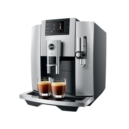 JURA 15336 E8 MOONLIGHT SILVER (EB) Kaffeevollautomat Moonlight Silver