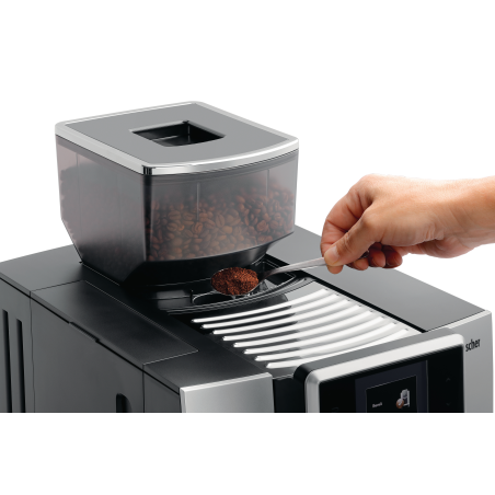 BARTSCHER 190052 KV1 Classic Kaffeevollautomat Silber/Schwarz