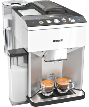 SIEMENS TQ507D02 EQ.500 integral Kaffeevollautomat Edelstahl/Weiß