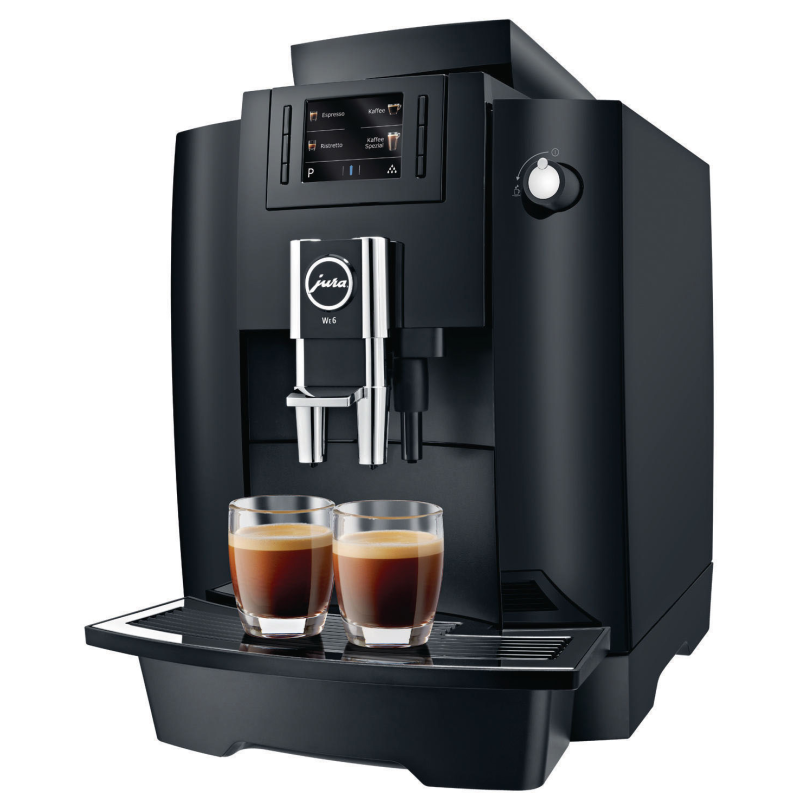 JURA WE6 Kaffeevollautomat Piano Back