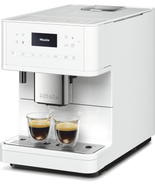 MIELE CM 6160 MilkPerfection Kaffeevollautomat Lotosweiß