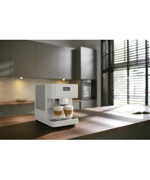 MIELE CM 6160 MilkPerfection Kaffeevollautomat Lotosweiß