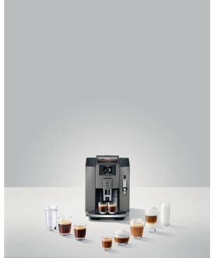 JURA E8 (EB) Kaffeevollautomat Dark Inox