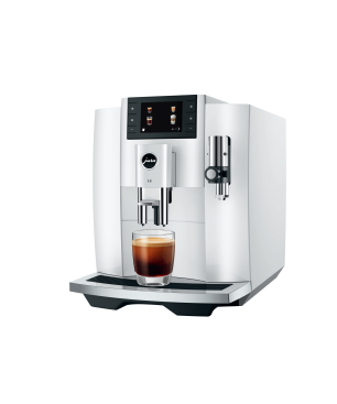 JURA E8 (EC) Kaffeevollautomat Piano White