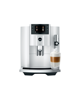 JURA E8 (EC) Kaffeevollautomat Piano White
