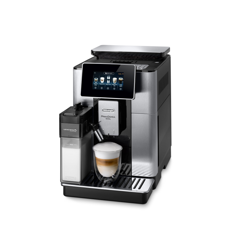 DELONGHI PrimaDonna Soul ECAM610.75.MB Kaffeevollautomat Metall/Schwarz