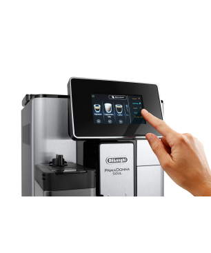 DELONGHI PrimaDonna Soul ECAM610.75.MB Kaffeevollautomat Metall/Schwarz