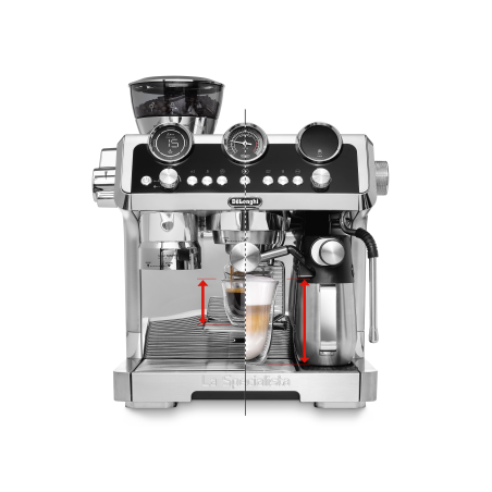 DELONGHI La Specialista Maestro Cold Brew EC9865.M Espressomaschine Silber/Schwarz