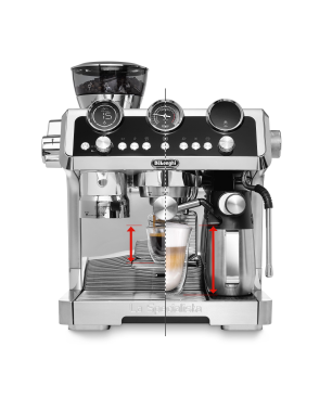 DELONGHI La Specialista Maestro Cold Brew EC9865.M Espressomaschine Silber/Schwarz