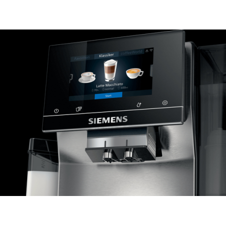 SIEMENS TQ707D03 EQ.700 integral Kaffeevollautomat Silber/Schwarz