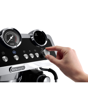 DELONGHI La Specialista Maestro Cold Brew EC9865.M Espressomaschine Silber/Schwarz