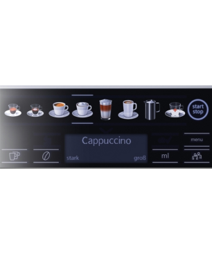 SIEMENS TE 653501 DE EQ.6 PLUS S 300 SILBER Kaffeevollautomat Silber/Schwarz