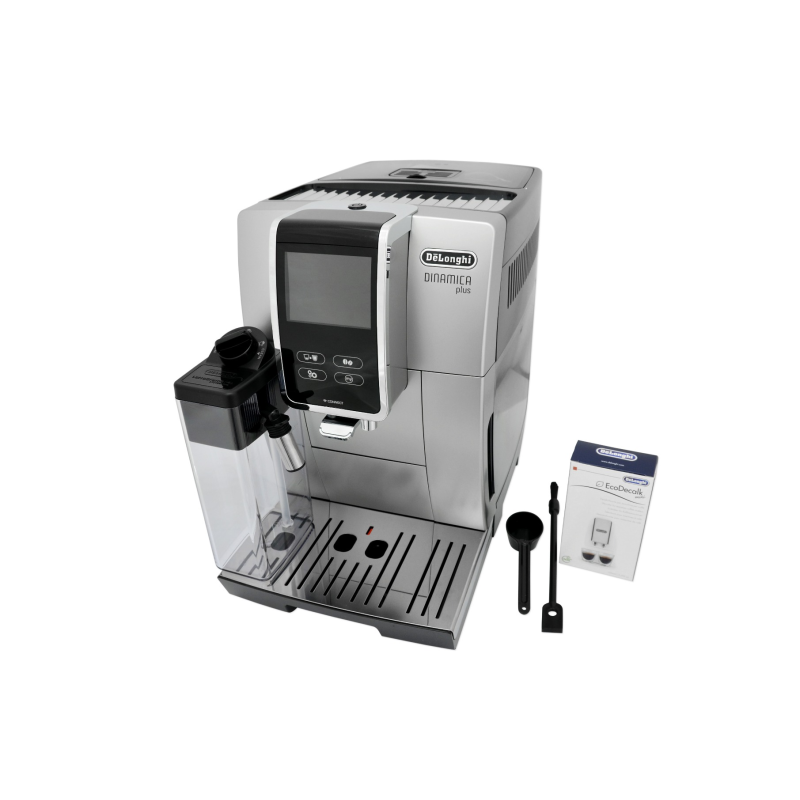 DELONGHI Dinamica Plus ECAM 370.85.SB Kaffeevollautomat Silber/Schwarz