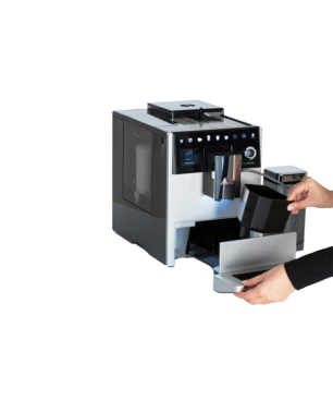 MELITTA F 630-201 LATTE SELECT SILBER Kaffeevollautomat Silber/Schwarz