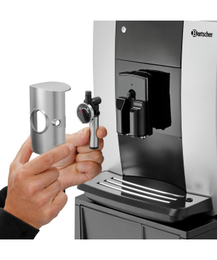 BARTSCHER 190080 Easy Black 250 Kaffeevollautomat Schwarz/Silber