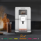 KRUPS EA877D Intuition Experience+ Kaffeevollautomat Schwarz/Silber