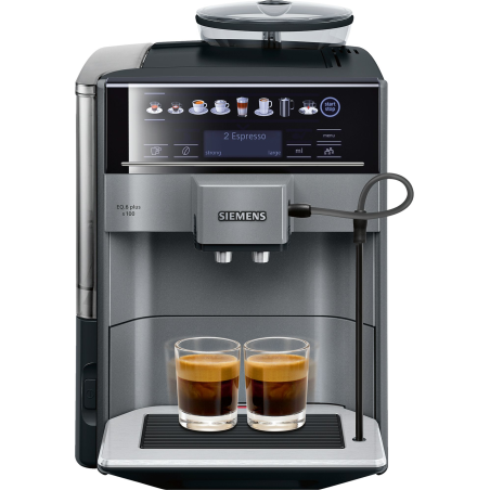 SIEMENS Espresso EQ.6 plus s100 Espressomaschine titan/schwarz