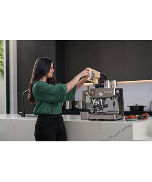 SAGE SES 876 BSS The Impress Espressomaschine Brushed Stainless Steel