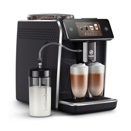SAECO SM6680/00 GranAroma Deluxe 18 Kaffeespezialitäten Kaffeevollautomat Klavierlack-Schwarz