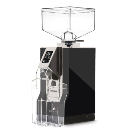 EUREKA Mignon Brew Pro Elektrische Kaffeemühle Matt Black (310 Watt, 55 mm-Scheibenmahlwerk aus gehärtetem Stahl)