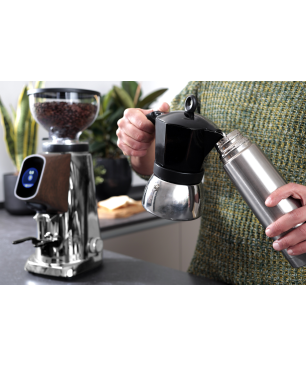 FIORENZATO AllGround Vantaschwarz Kaffeemühle Vanta Schwarz matt (250 Watt, 64mm mit Titanbeschichtung)