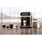 PHILIPS EP3243/50 Serie 3200 LatteGo 5 Kaffeespezialitäten Kaffeevollautomat Matt-Weiß/Klavierlack-schwarze Arena