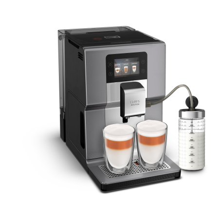 KRUPS EA 875 E Intuition Preference+ Kaffeevollautomat Silber