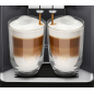 SIEMENS TQ505D09 EQ.500 integral Kaffeevollautomat Saphirschwarz metallic/Klavierlack Schwarz