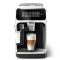 PHILIPS EP3343/50 Serie 3300 LatteGo 6 Kaffeespezialitäten Kaffeevollautomat Weiß/Klavierlack-Schwarz