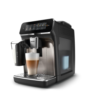 PHILIPS EP3347/90 Serie 3300 LatteGo 6 Kaffeespezialitäten Kaffeevollautomat Schwarz, verchromt