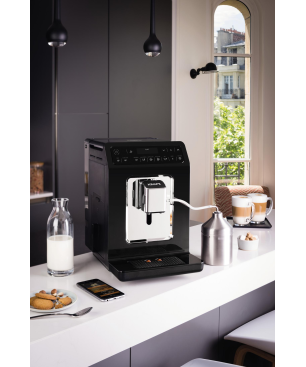 KRUPS EA 8918 EVIDENCE PIANO-BLACK Kaffeevollautomat Schwarz/Chrome