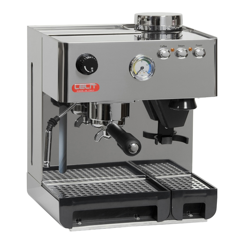 LELIT PL42 EM Espressomaschine Edelstahl, Messing