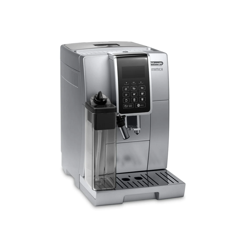 DELONGHI Dinamica ECAM 350.75.S Kaffeevollautomat Silber/Schwarz