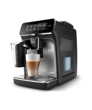 PHILIPS EP3246/70 Serie 3200 LatteGo 5 Kaffeespezialitäten Kaffeevollautomat Matt-Schwarz/Silber-lackierte Arena