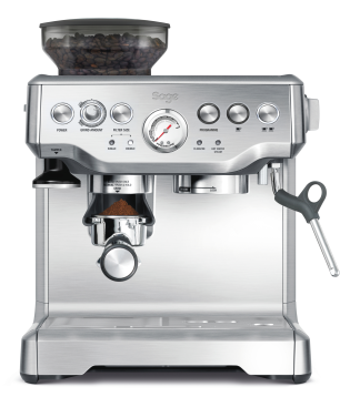 SAGE SES875BSS2EEU1A the Barista Express Espressomaschine Silber