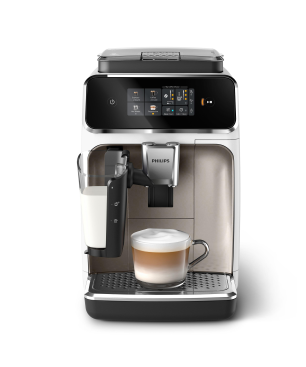 PHILIPS EP2333/40 Serie 2300 LatteGo 4 Kaffeespezialitäten Kaffeevollautomat Weiß/Chrom