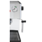 LELIT PL41EM Espressomaschine Edelstahl, Milchschäumer