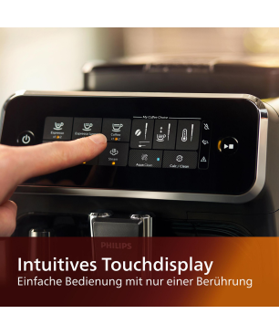 PHILIPS EP 3221/40 3200 MATT-SCHWARZ/EDELSTAHL PANARELLO Kaffeevollautomat Klavierlack-Schwarz