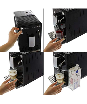 MELITTA Solo & Perfect Milk E 957-201 Kaffeevollautomat schwarz