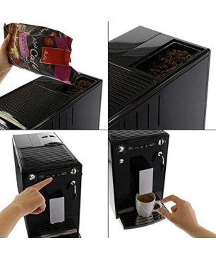MELITTA Solo & Perfect Milk E 957-201 Kaffeevollautomat schwarz