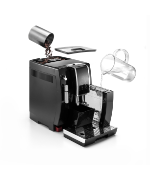 DELONGHI Dinamica ECAM350.15.B Kaffeevollautomat Schwarz