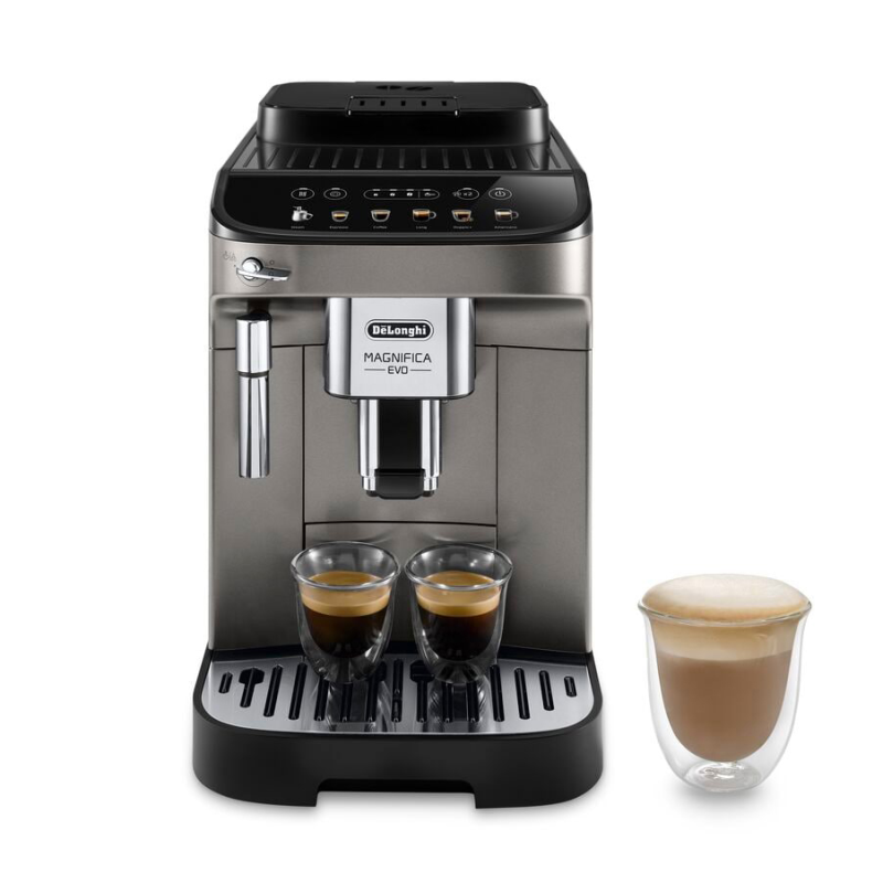 DELONGHI Magnifica Evo ECAM290.42.TB Kaffeevollautomat Titan/Schwarz