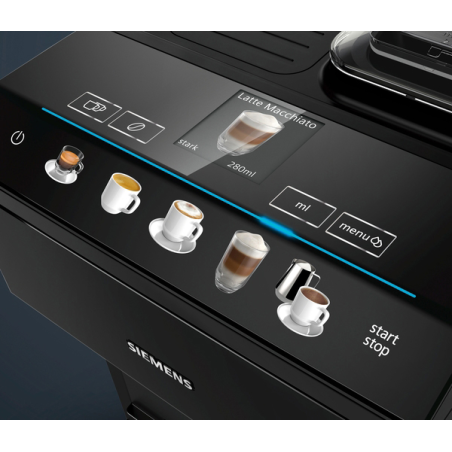 SIEMENS TP501D09 EQ.500 Classic Kaffeevollautomat Klavierlack Schwarz