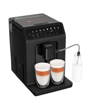 KRUPS EA897B Evidence ECOdesign Kaffeevollautomat Schwarz mit Schiefer-Optik