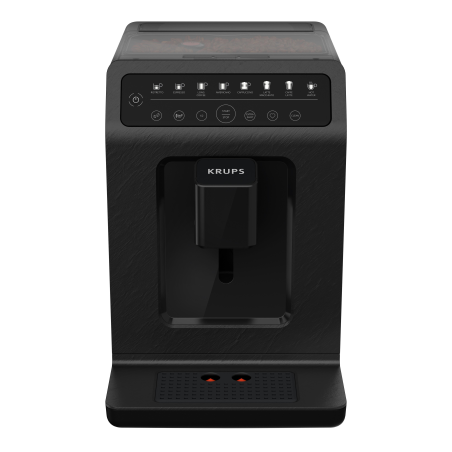 KRUPS EA897B Evidence ECOdesign Kaffeevollautomat Schwarz mit Schiefer-Optik