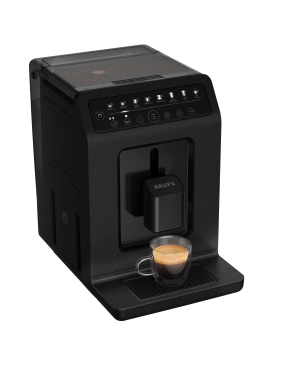 KRUPS EA897B Evidence ECOdesign Kaffeevollautomat Schwarz mit Schiefer-Optik
