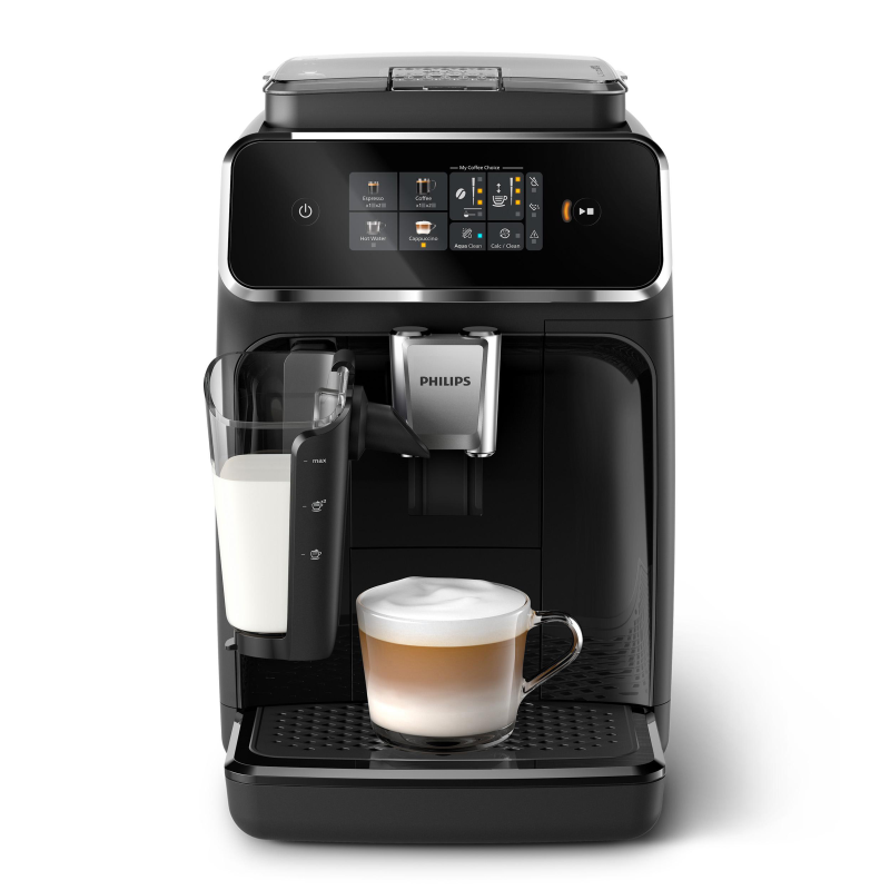 PHILIPS EP2331/10 Serie 2300 LatteGo 4 Kaffeespezialitäten Kaffeevollautomat Klavierlack-Schwarz